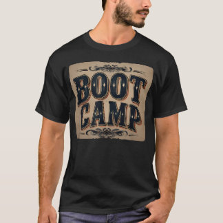 Fantastiskt Boot Camp För Man Och T Shirt