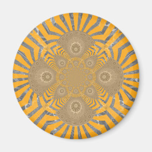 Fantastiskt Edgy fantastisk symmetrisk utformning Magnet