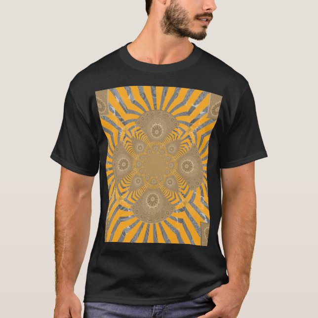 Fantastiskt Edgy fantastisk symmetrisk utformning  T Shirt (Framsida)