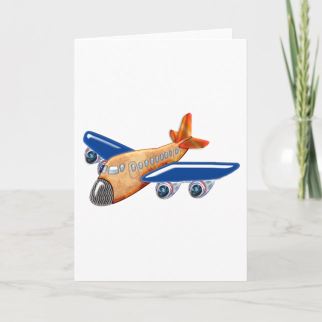 Fantastiskt flygplan kort (Framsida)