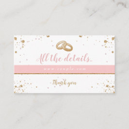 Fantastiskt - Guld Rosa COLLECTION A Alla uppgifte Tilläggskort