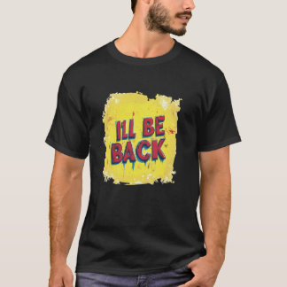 Fantastiskt Gult Jag är tillbaka Kostym för Pojkar T Shirt