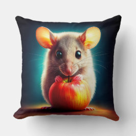 Fantastiskt hårig rödäppelfoder för djur kudde