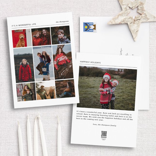 Fantastiskt Helgdag-kort för multiupplyst foto Julkort (Skapare uppladdad)