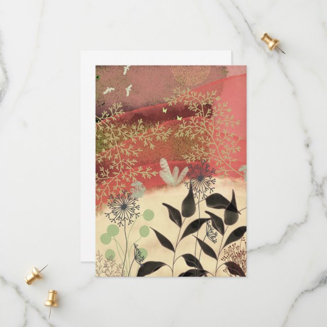 Fantastiskt liggande spara datumet (Fram/Back In Situ)