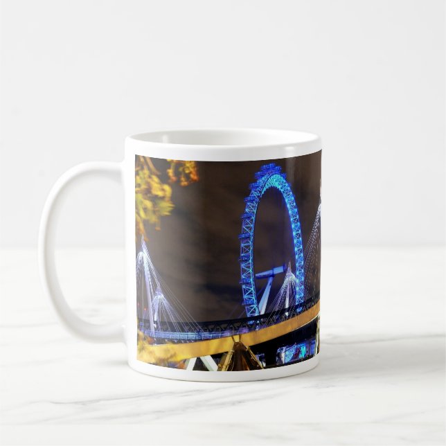 Fantastiskt! Millennium Wheel London Kaffemugg (Vänster)