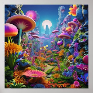 Fantastiskt naturområde poster