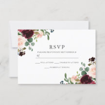 Fantastiskt och burgundära blommor Elegant bröllo