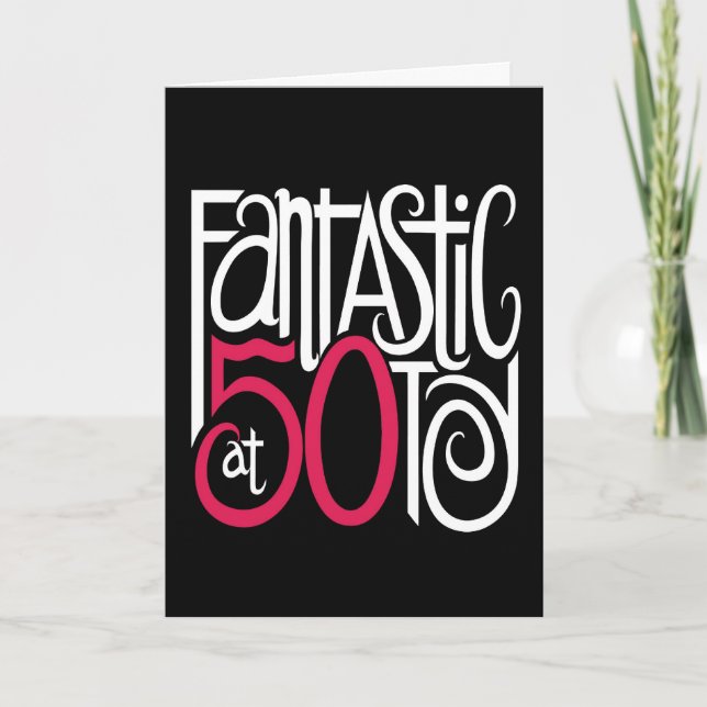Fantastiskt på 50 svarta kort (Framsida)