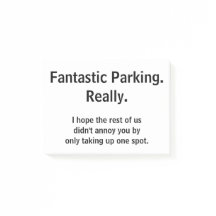 Fantastiskt parkera. Verkligt