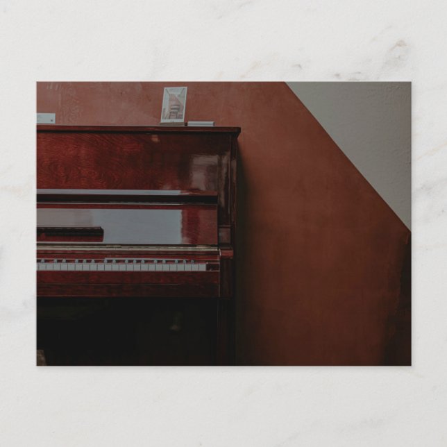 Fantastiskt piano vykort (Framsida)