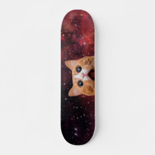Fantastiskt rymdfett mini skateboard bräda 18,5 cm