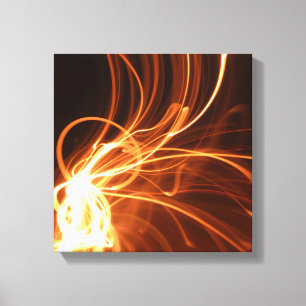 Fantastiskt spiral-ljus canvastryck