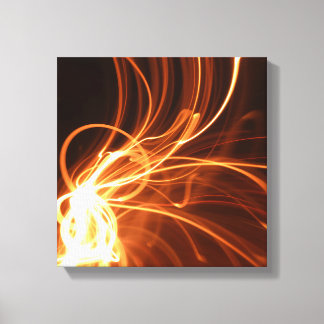 Fantastiskt spiral-ljus canvastryck
