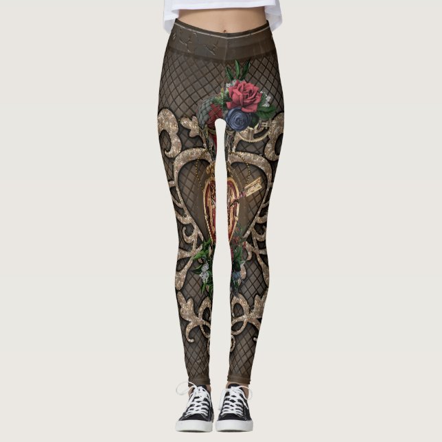 Fantastiskt steampunk leggings (Framsida)