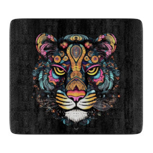 Fantastiskt Tigerhuvud Glas