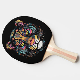 Fantastiskt Tigerhuvud Pingisracket