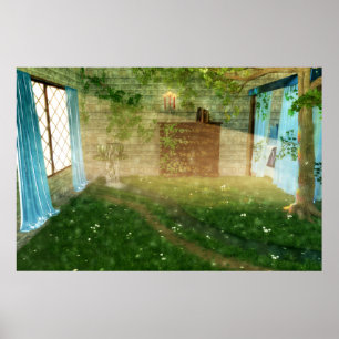 Fantastning: In i Fairy Land Print Poster