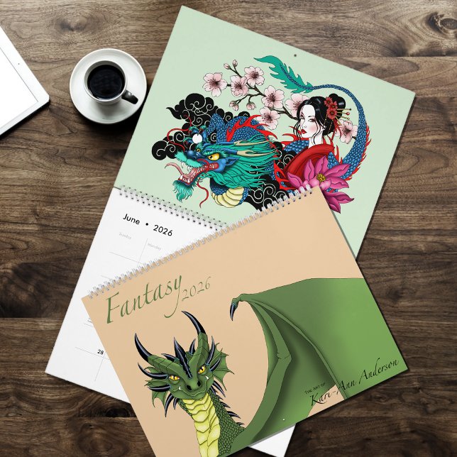 Fantasy 2026 Calendar Kalender (Skapare uppladdad)