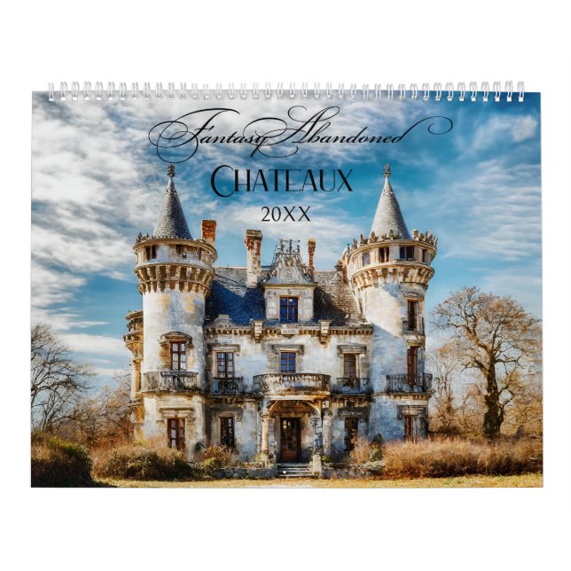 Fantasy Abandoned Fransk Chateaux Kalender (Omslag)
