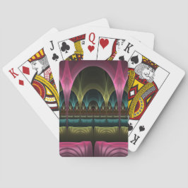 Fantasy, Abstrakt Colorful Fractal Art Casinokort