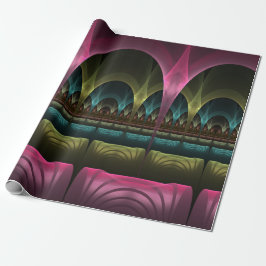 Fantasy, Abstrakt Colorful Fractal Art Presentpapper