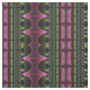 Fantasy, Abstrakt Colorful Fractal Art Tyg