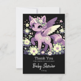 Fantasy Adsible Unicorn Baby Shower Tack Kort