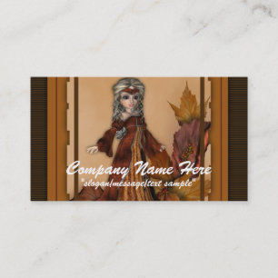 Fantasy-Affärskortet: Fall Season Queen Visitkort
