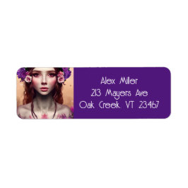 Fantasy AI Art Returadress Etikett
