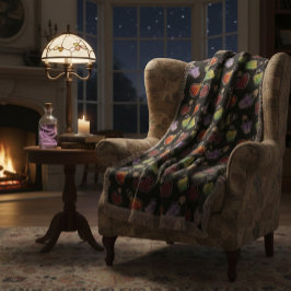 Fantasy Alchemy-Inspired Throw Blanket Filt