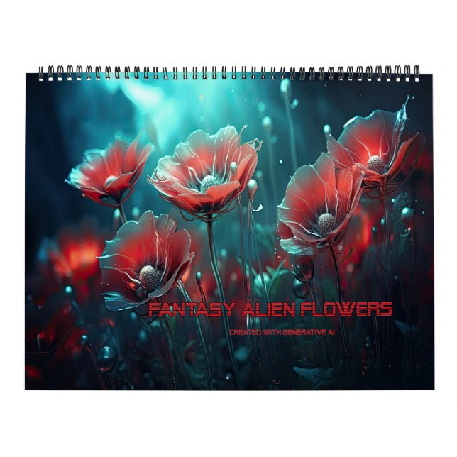 Fantasy Alien Flowers Kalender (Omslag)