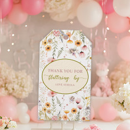 Fantasy Älv Första Vildblomma Presentetikett