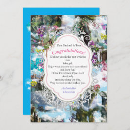 Fantasy Andra världar i Clouds - tackkort Tack Kort