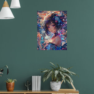Fantasy Anime Flicka Poster