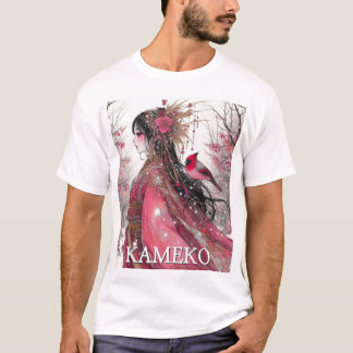 Fantasy Anime Manga Girl Kameko Tshirt Anpassnings T Shirt