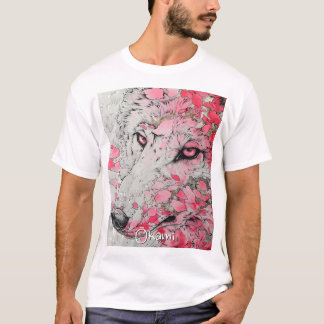 Fantasy Anime Manga Wolfe Ōkami Tshirt Anpassnings T Shirt