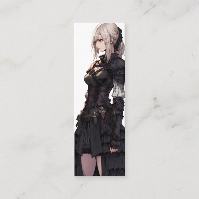Fantasy Anime Mini Visitkort (Framsida)