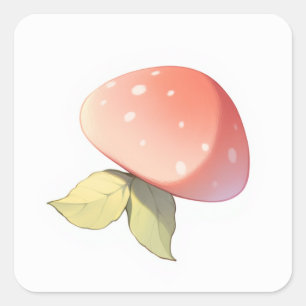 Fantasy Anime Sticker Fyrkantigt Klistermärke