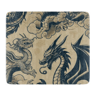 Fantasy Antiqued Dragons