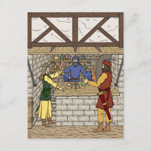 Fantasy Apothecary Shop Vykort