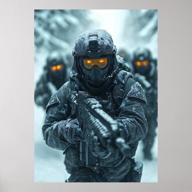 FANTASY ARMY IN COOLEST AREA POSTER (Framsidan)