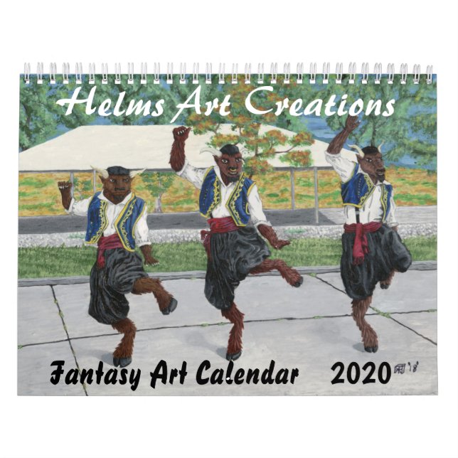 Fantasy Art 2020 Calendar Kalender (Omslag)