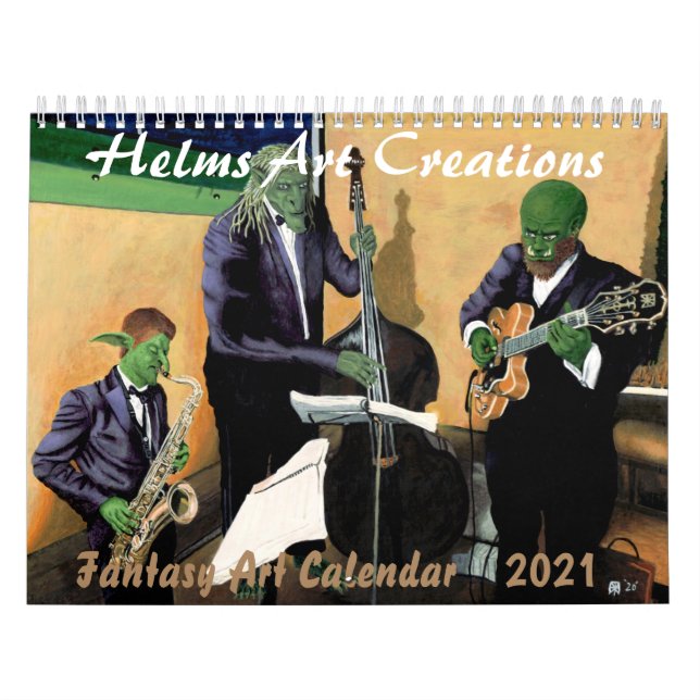 Fantasy Art 2021 Calendar Kalender (Omslag)