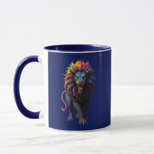 Fantasy Art a Lejon Mugg