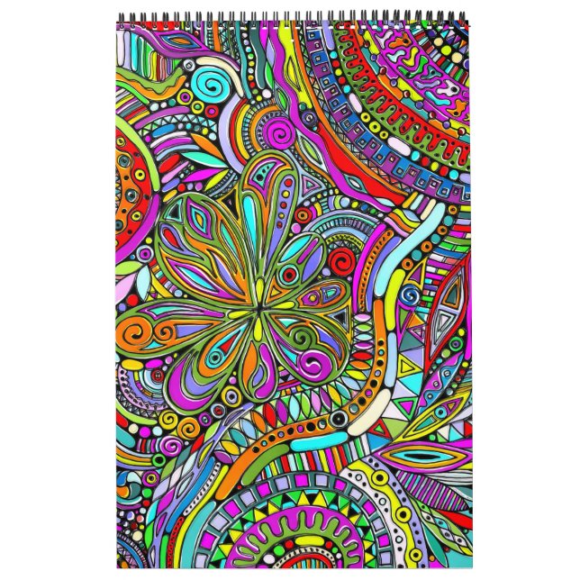 Fantasy Art - Abstrakt Flowers 1 Kalender (Omslag)