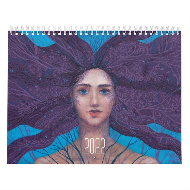 Fantasy Art av Julia Khoroshikh Calendar Kalender (Omslag)
