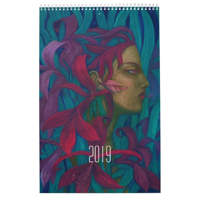 Fantasy Art by Clipso-Callipso / Julia Khoroshikh Kalender (Omslag)