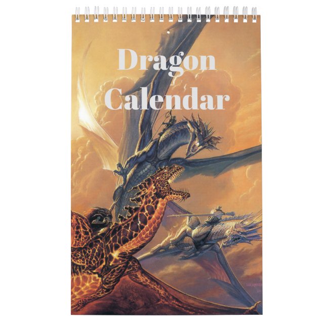 Fantasy Art Dragon Calendar | Stark Dragon Kalender (Omslag)
