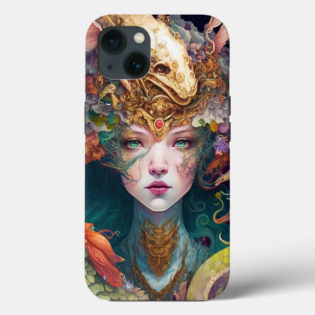 Fantasy Art Dragon Goddess Queen (Baksida)